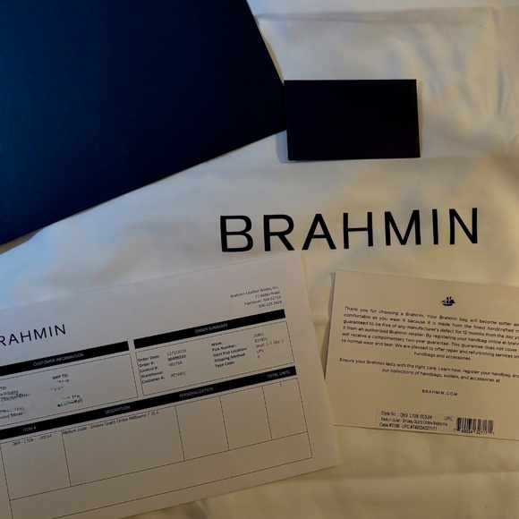 Brahmin Medium Julian Smokey Quartz Ombre Melbourne F35A - Picture 5 of 6